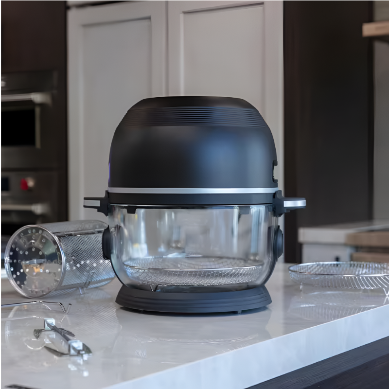 Self-Cleaning Glass Bowl Air Fryer