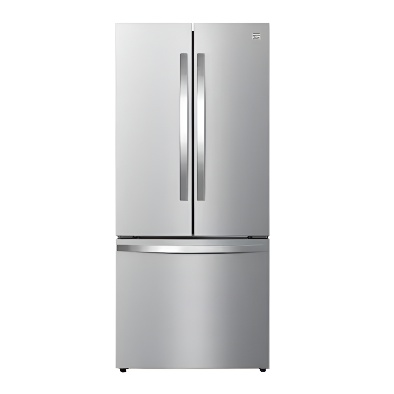 Counter-Depth 17.5 Cu. Ft. French Door Refrigerator – Spacious 3-Door Design with Ice Maker