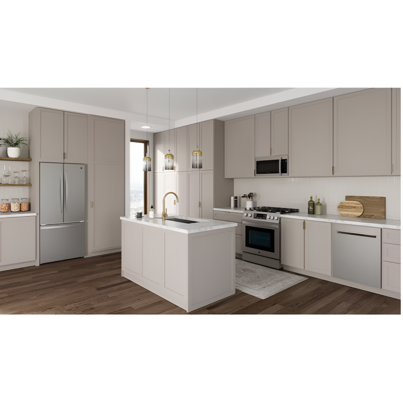 Counter-Depth 17.5 Cu. Ft. French Door Refrigerator – Spacious 3-Door Design with Ice Maker