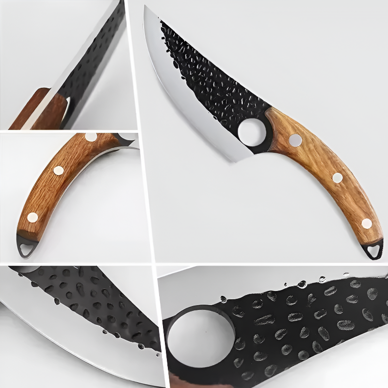 Hand-Forged Stainless Steel Boning Knife