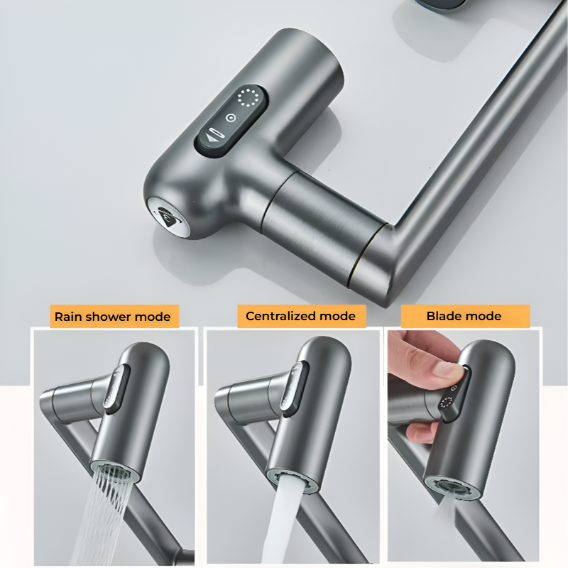 360° Rotating LED Faucet – Stylish, Smart & Splash-Free