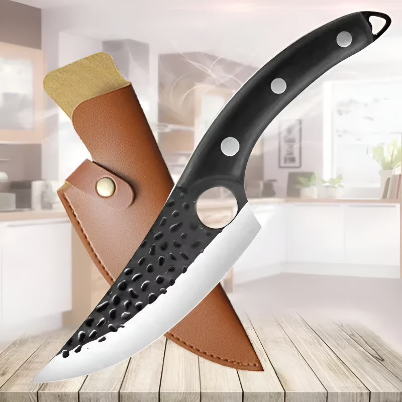 Hand-Forged Stainless Steel Boning Knife