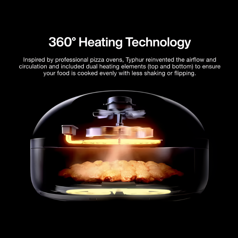 Smart Air Fryer – Effortless Cooking with Superior Airflow & Self-Cleaning
