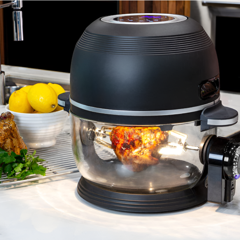 Self-Cleaning Glass Bowl Air Fryer
