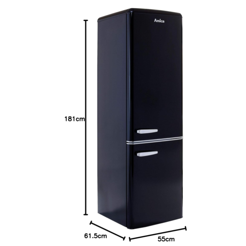 Retro FF1 7 Cu. Ft. Bottom-Freezer Refrigerator – Vintage Wine Red Design & Modern Cooling