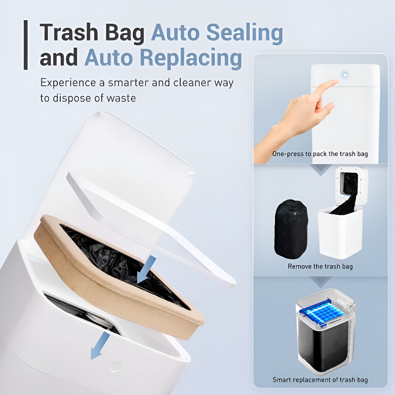 Smart Motion Sensor Trash Can